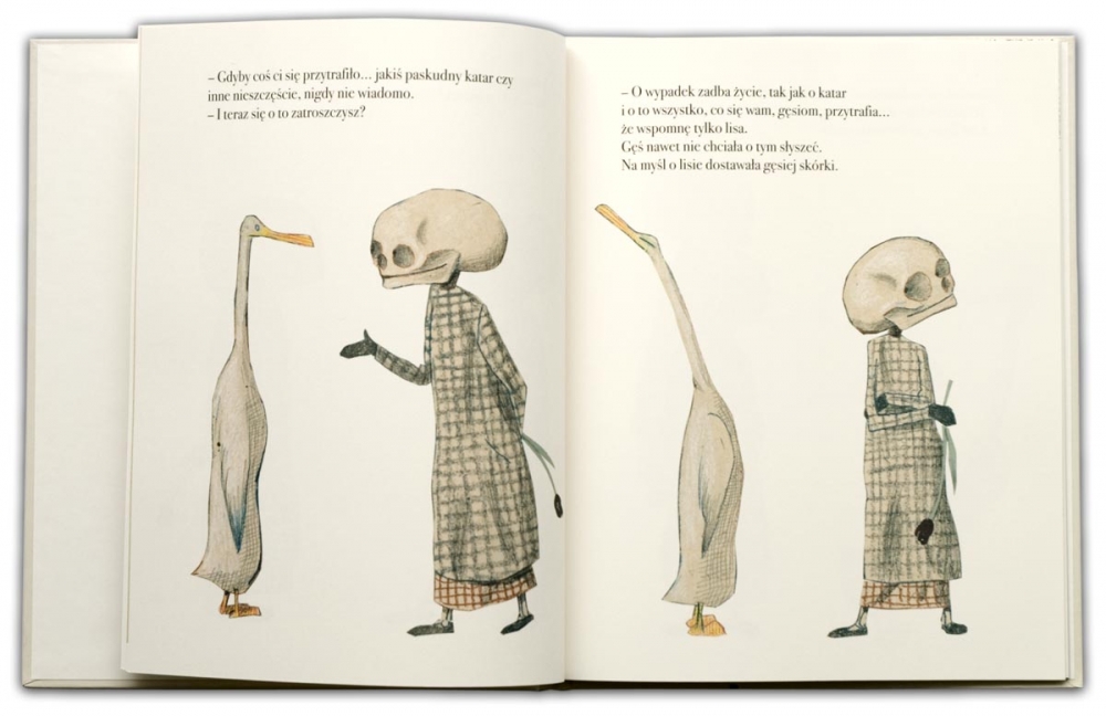 Gęś, śmierć i tulipan | Wolf Erlbruch